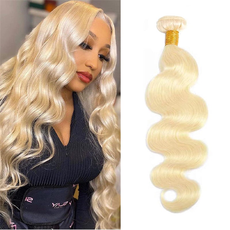 ROYAL IMPRESSION 613 Blonde Bundles Human Hair 24 Inch 12A Grade 613 Body Wave Bundles 100 Unprocessed Brazilian Virgin Human Hair Bundles 1 Bundle Human Hair 613 Blonde Hair Bundle